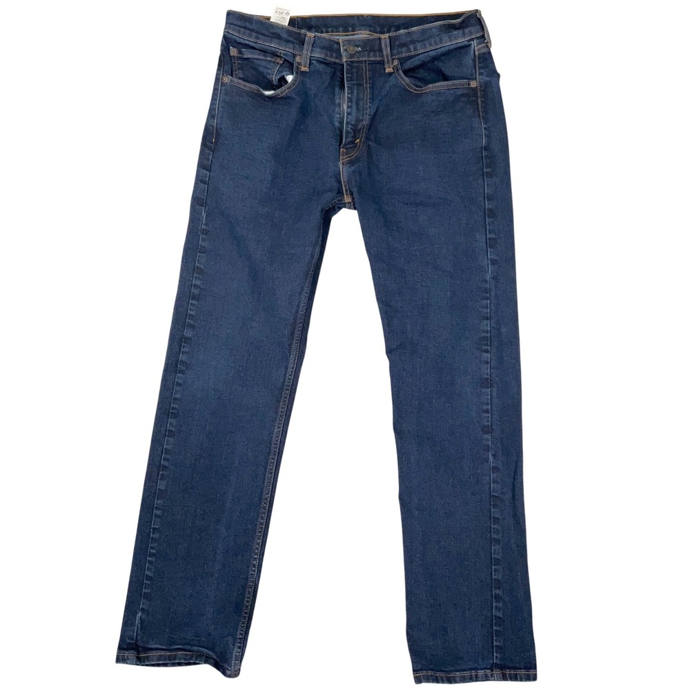 Levi 506 Jeans Mens 33W x 32L Blue Straight Americana Normcore Western Denim